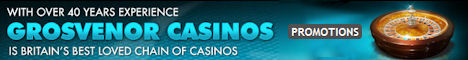 CLICK HERE for special offers at Grosvenor Casino Manchester
