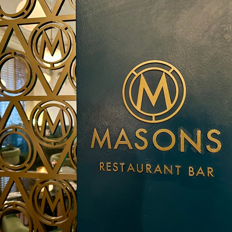 Masons Bar Restaurant - Menu Preview July 2024