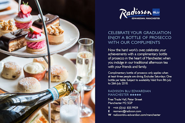 British restaurants in Manchester ~ Radisson Blu Edwardian